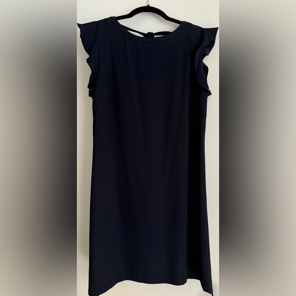 Elegant Navy Sleeveless Dress